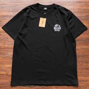 Men's Stussy Black Cotton Short Sleeves Tee